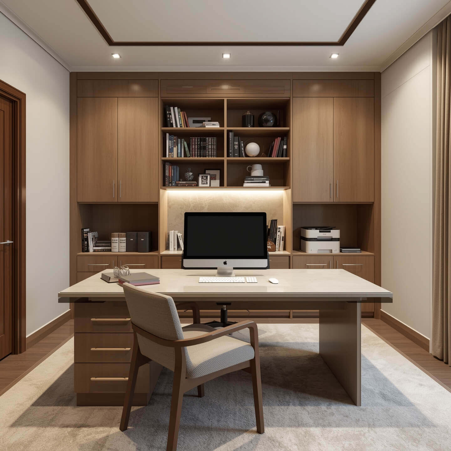 Complete study room transformation